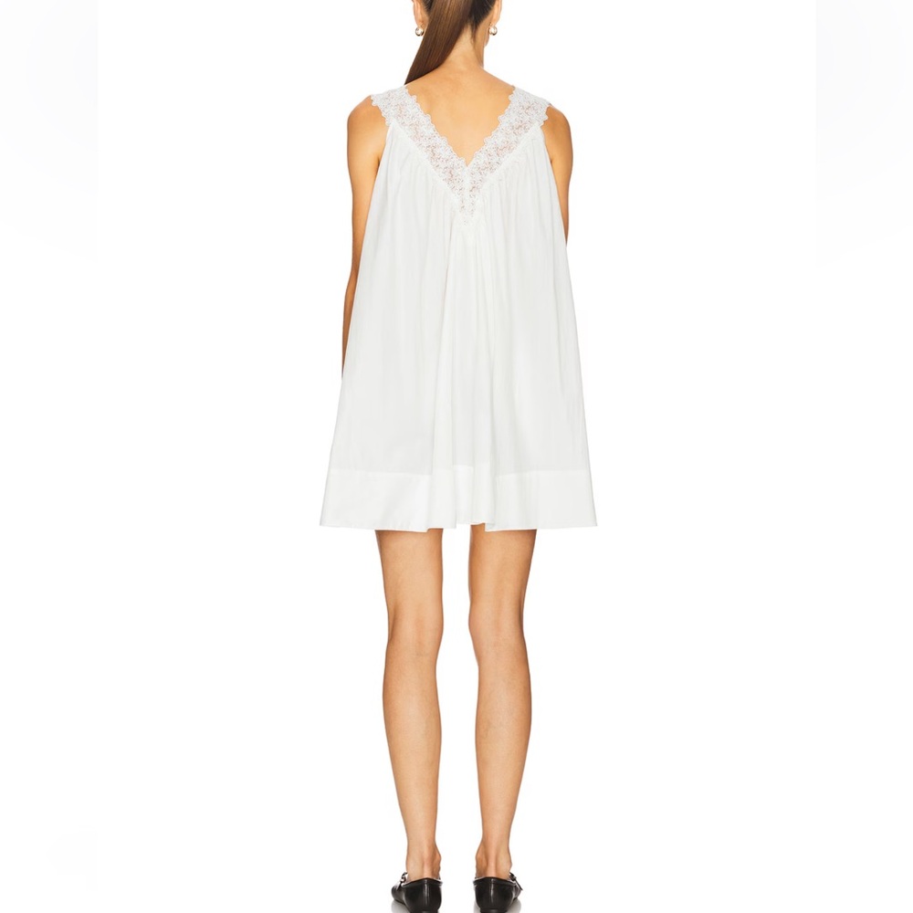 Helsa Helsa poplin lace mini dress, XXS XS S M - Picture 4 of 10
